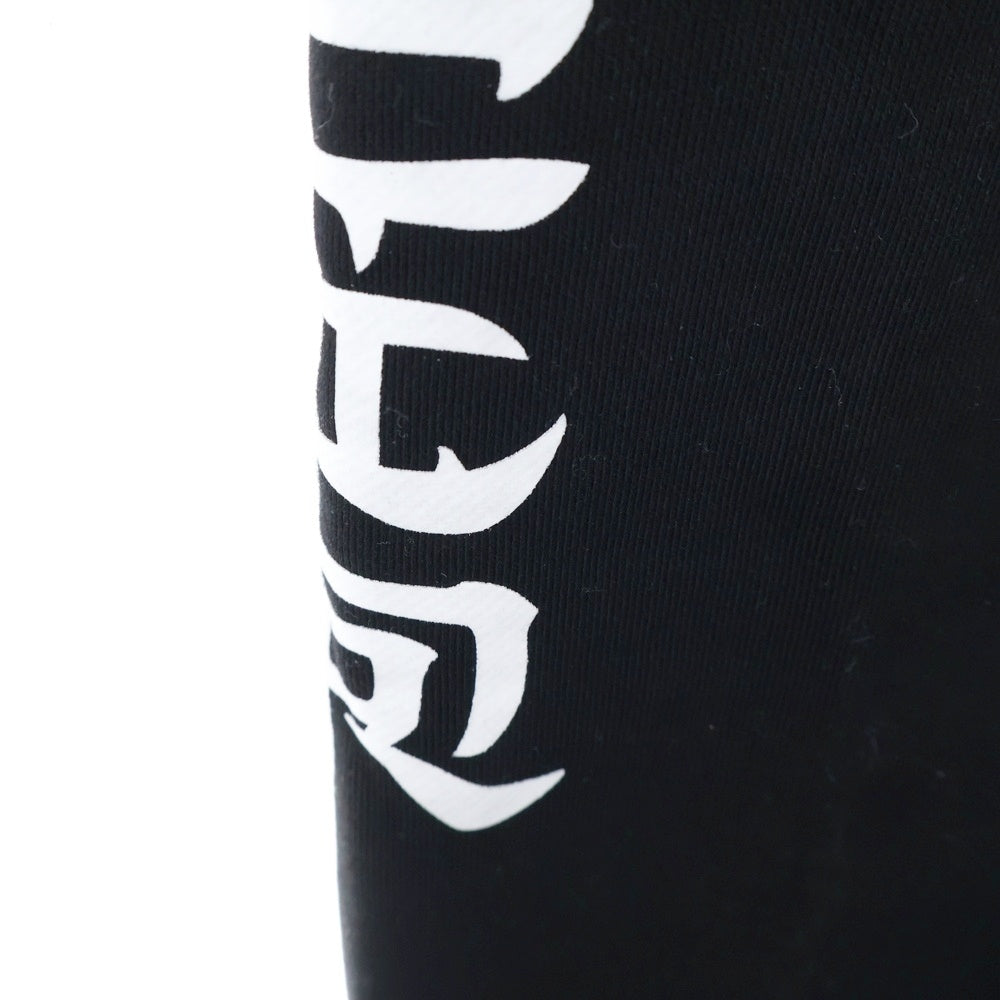 CHALLENGER(チャレンジャー) DRAGON SWEAT PANTS ロゴプリント リブ スウェット パンツ ブラック