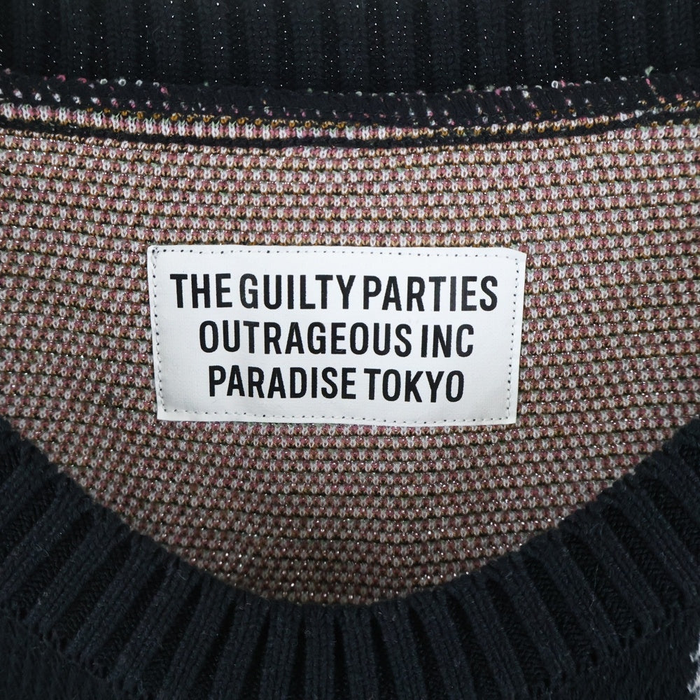 WACKO MARIA(ワコマリア) 24SS ×TIM LEHI JACQUARD SWEATER ティム