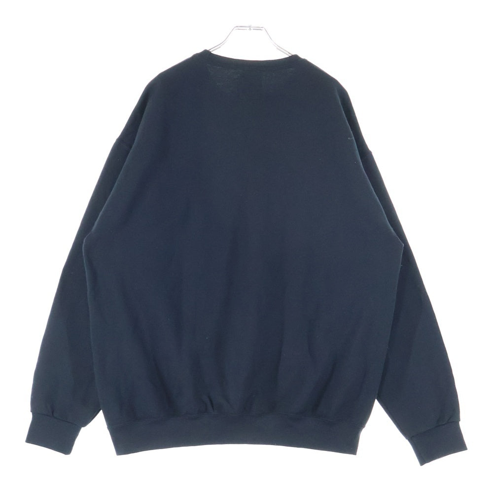 WACKO MARIA(ワコマリア) CREW NECK SWEAT SHIRT TYPE-4 世界平和プロジェクト フロントプリント クルーネック スウェットトレーナー ブラック