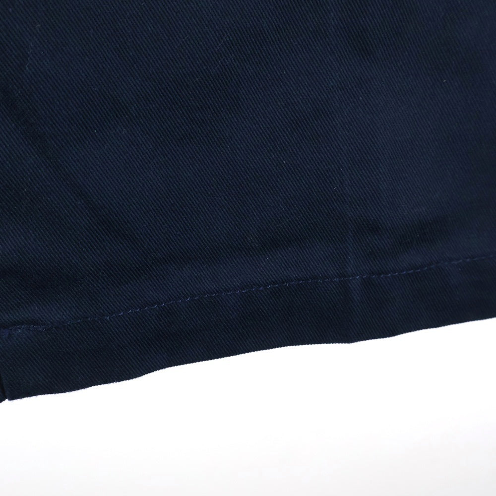 WACKO MARIA(ワコマリア) 24SS ×Dickies PLEATED TROUSERS ディッキーズ ロゴ刺繍 プリーツトラウザーズ チノパンツ ネイビー 24SS-WMP-DC01