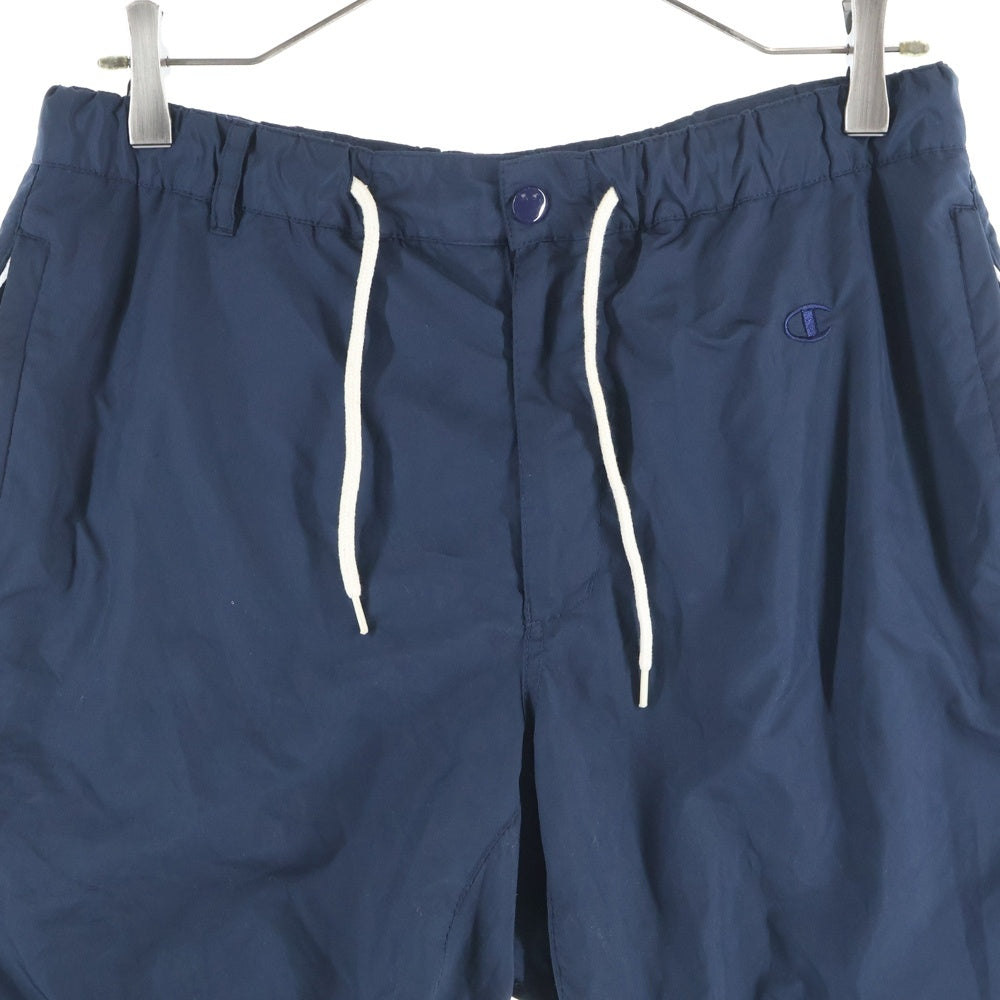 CHAMPION(チャンピオン) ロゴ刺繍 ドローコード ハーフパンツ ショーツ ネイビー C8-F530