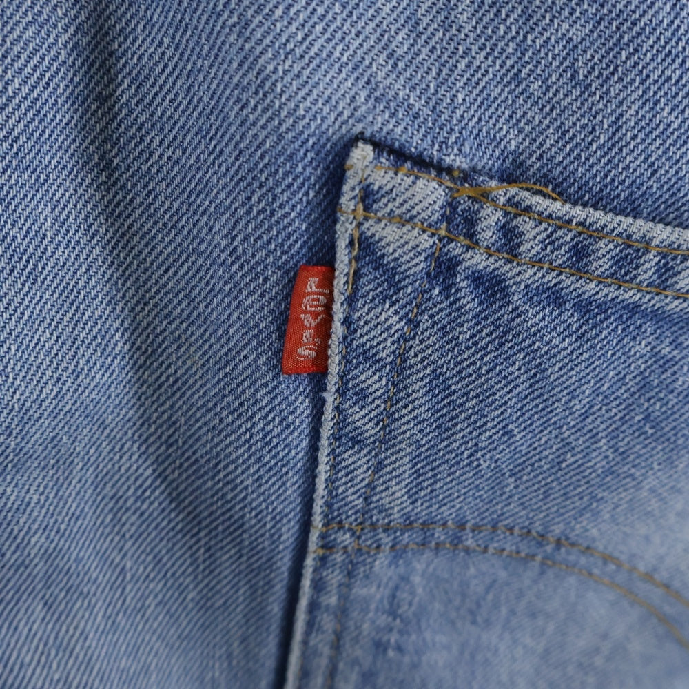 Levi's(リーバイス) 70S VINTAGE 501 66後期 スモールe 不均等V 赤耳 ボタンフライ デニムパンツ インディゴ