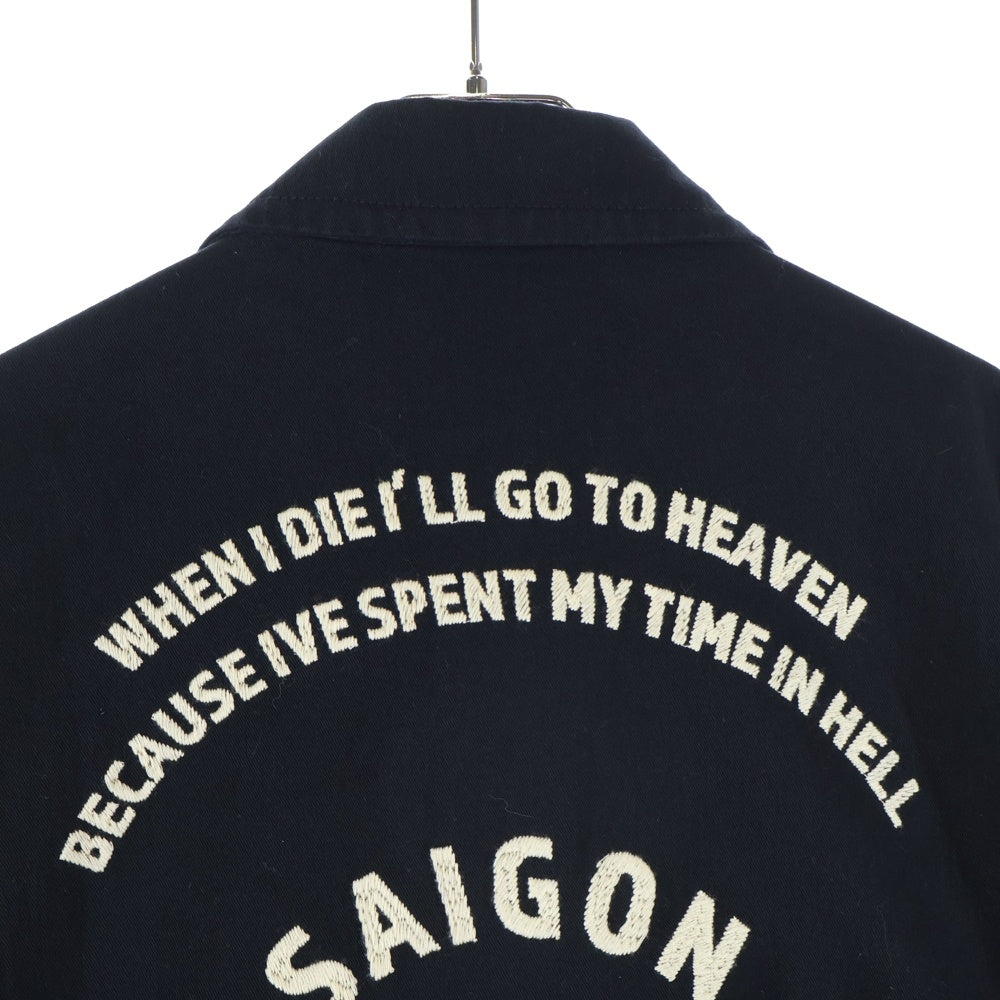 WAIPER.inc(ワイパー) SOUVENIR VIETNAM JACKET 刺繍 スーベニア ベトナム ジャケット ブラック 24WP115