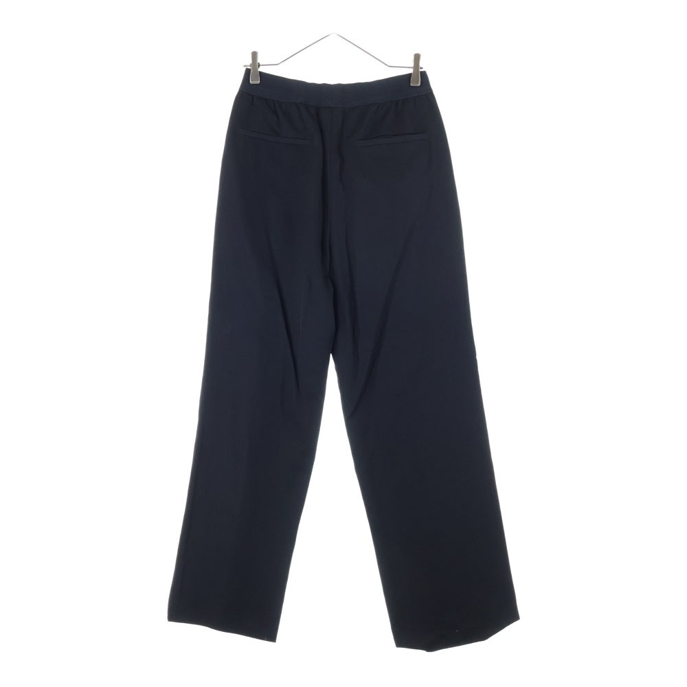 JIL SANDER(ジルサンダー) 22SS ウエストゴム ギャザー スラックス ロングパンツ ブラック JSMU310701MU20290021