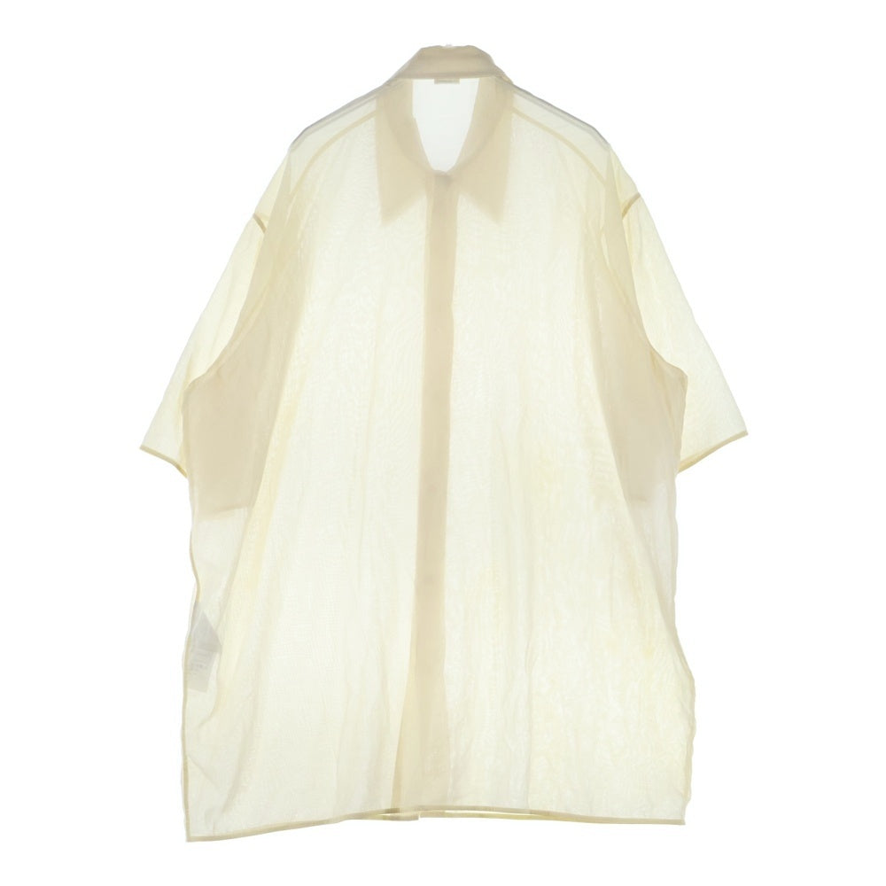 JIL SANDER(ジルサンダー) リラックス シアー 半袖シャツ ベージュ
