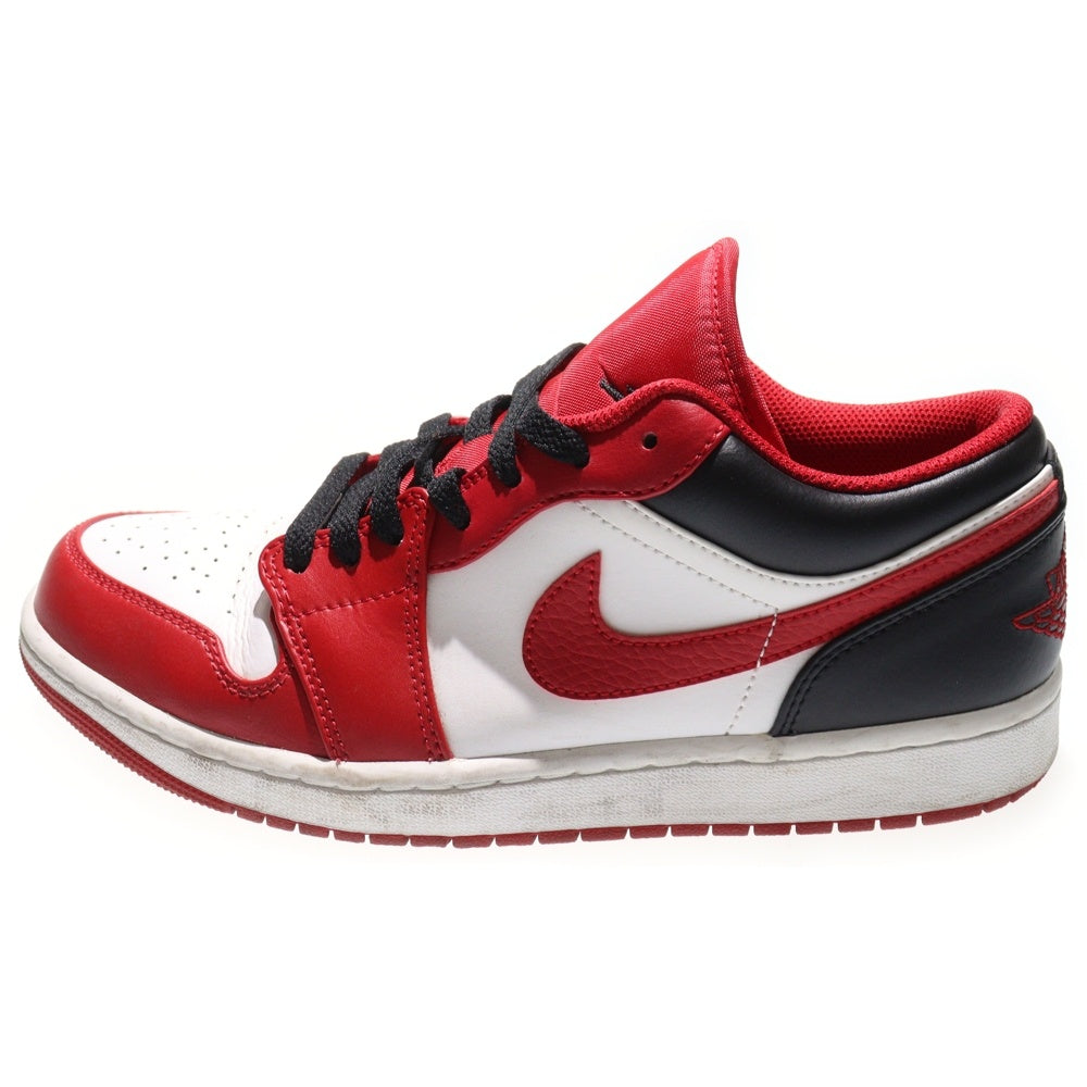 NIKE(ナイキ) AIR JORDAN 1 LOW GYM RED エアジョーダン1 ロー ジムレッド ローカットスニーカー レッド/ホワイト US9/27cm 553558-163