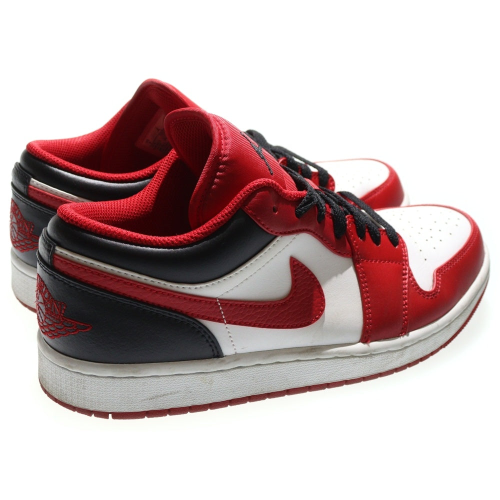 NIKE(ナイキ) AIR JORDAN 1 LOW GYM RED エアジョーダン1 ロー ジムレッド ローカットスニーカー レッド/ホワイト US9/27cm 553558-163