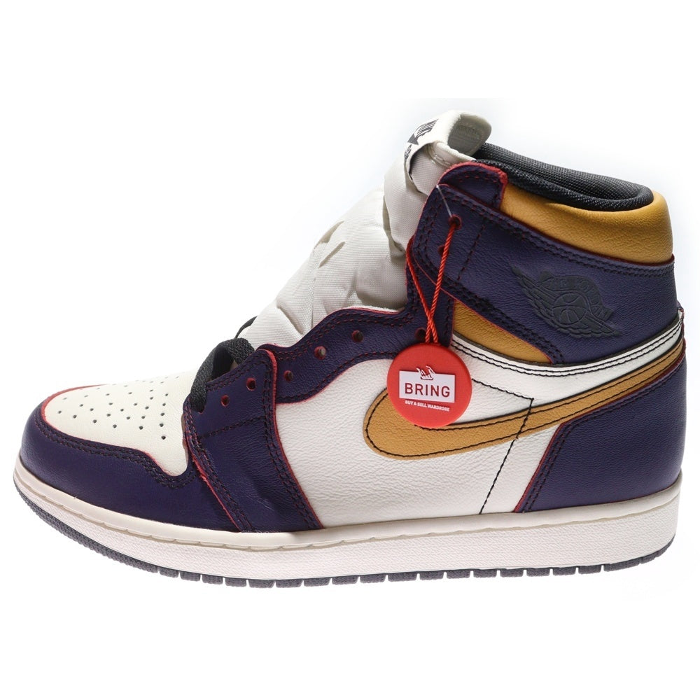 NIKE(ナイキ) AIR JORDAN 1 RETRO HIGH OG DEFIANT LAKERS エアジョーダン1 ディフィアント レイカーズ シカゴ ハイカットスニーカー US8.5/26.5cm CD6578-507
