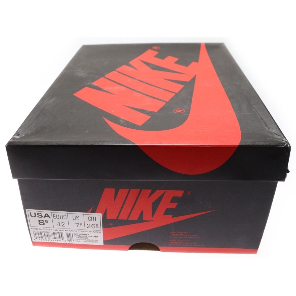 NIKE(ナイキ) AIR JORDAN 1 RETRO HIGH OG DEFIANT LAKERS エアジョーダン1 ディフィアント レイカーズ シカゴ ハイカットスニーカー US8.5/26.5cm CD6578-507
