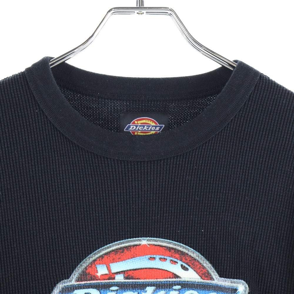 SUPREME(シュプリーム) 25AW×Dickies Thermal ディッキーズ ロゴプリント サーマル 長袖シャツ カットソー ブラック