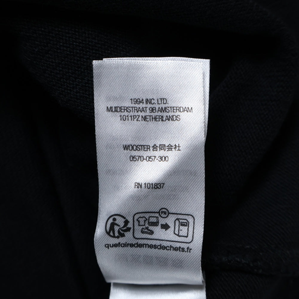 SUPREME(シュプリーム) 25SS Affiliated L/S Football Top アフィリエイテッド ナンバリング ロゴプリント フットボール 長袖Tシャツ カットソー ブラック