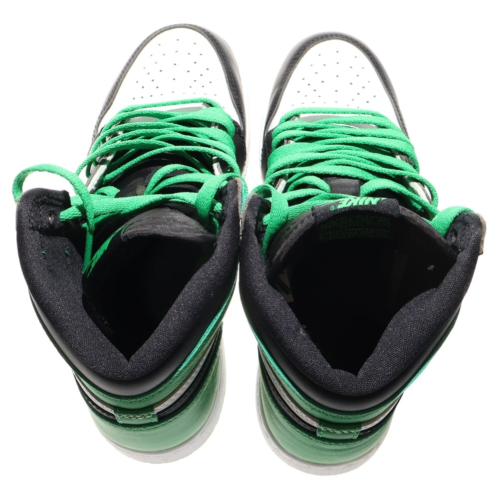 NIKE(ナイキ) AIR JORDAN 1 HIGH OG GS エア ジョーダン 1 レトロ ハイ OG GS ハイカットスニーカー グリーン/ブラック/ホワイト レディース US6Y/24cm FD1437-031
