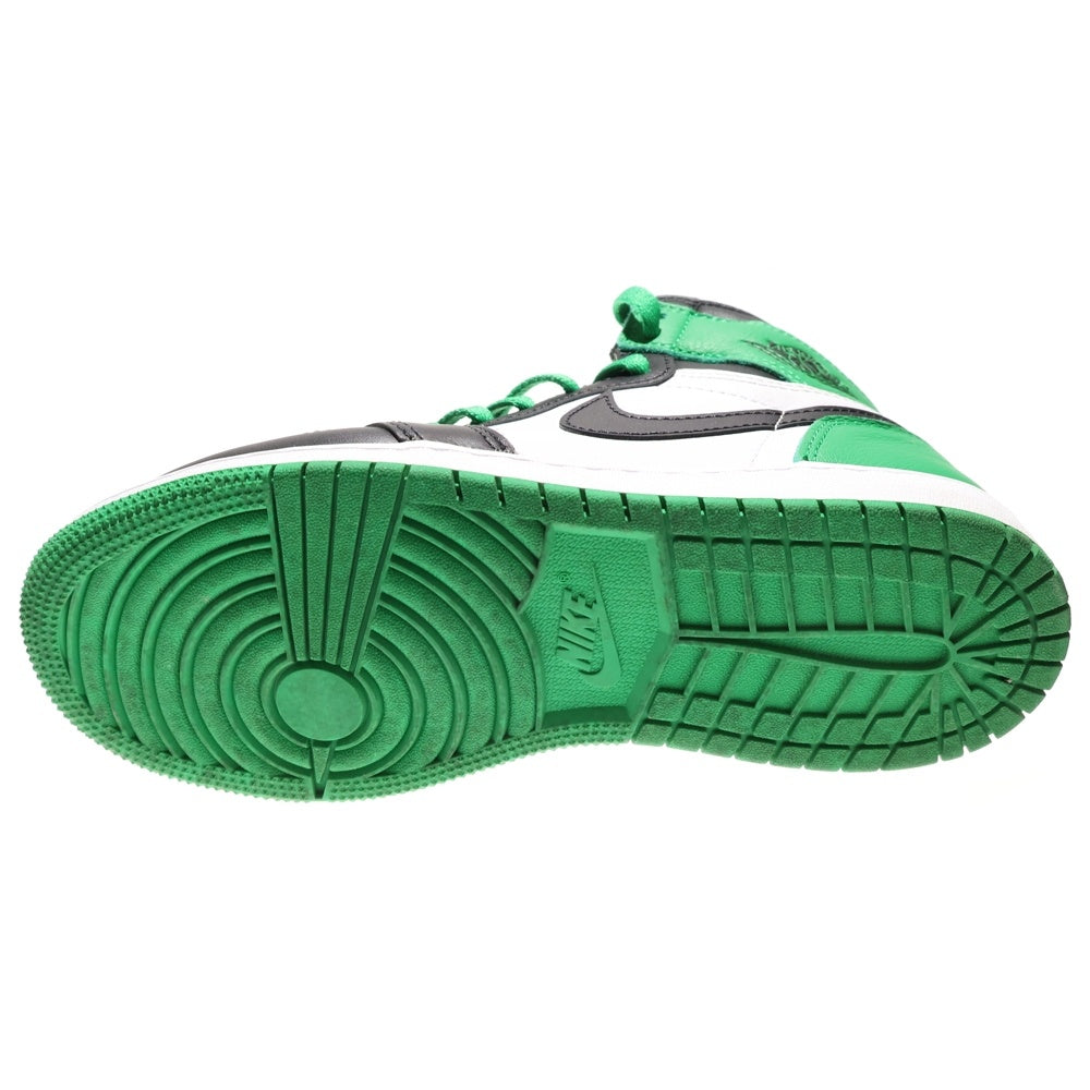 NIKE(ナイキ) AIR JORDAN 1 HIGH OG GS エア ジョーダン 1 レトロ ハイ OG GS ハイカットスニーカー グリーン/ブラック/ホワイト レディース US6Y/24cm FD1437-031