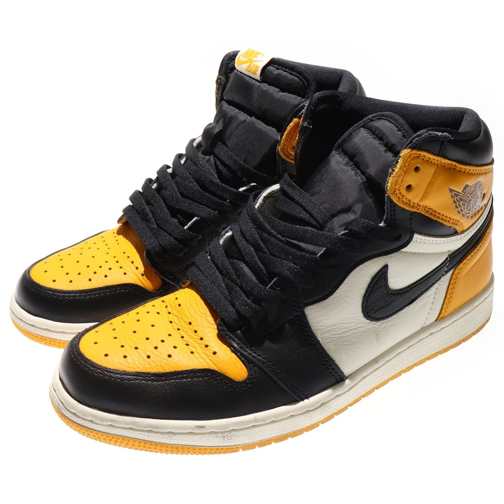 NIKE(ナイキ) AIR JORDAN 1 RETRO HIGH OG TAXI エアジョーダン 1 レトロ タクシー ハイカットスニーカー イエロー/ブラック US9.5/27.5cm 555088-711