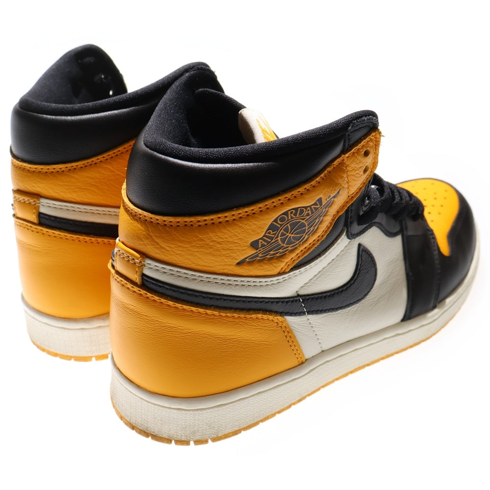 NIKE(ナイキ) AIR JORDAN 1 RETRO HIGH OG TAXI エアジョーダン 1 レトロ タクシー ハイカットスニーカー イエロー/ブラック US9.5/27.5cm 555088-711