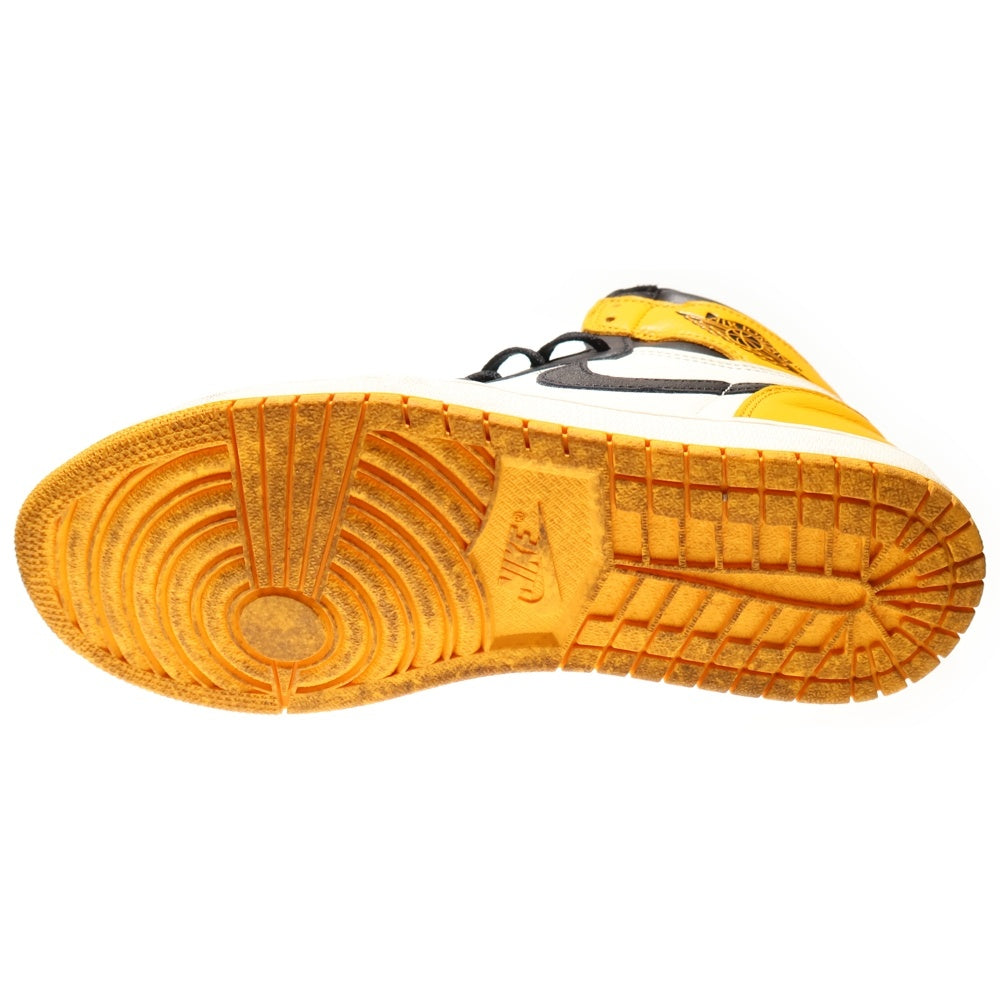 NIKE(ナイキ) AIR JORDAN 1 RETRO HIGH OG TAXI エアジョーダン 1 レトロ タクシー ハイカットスニーカー イエロー/ブラック US9.5/27.5cm 555088-711