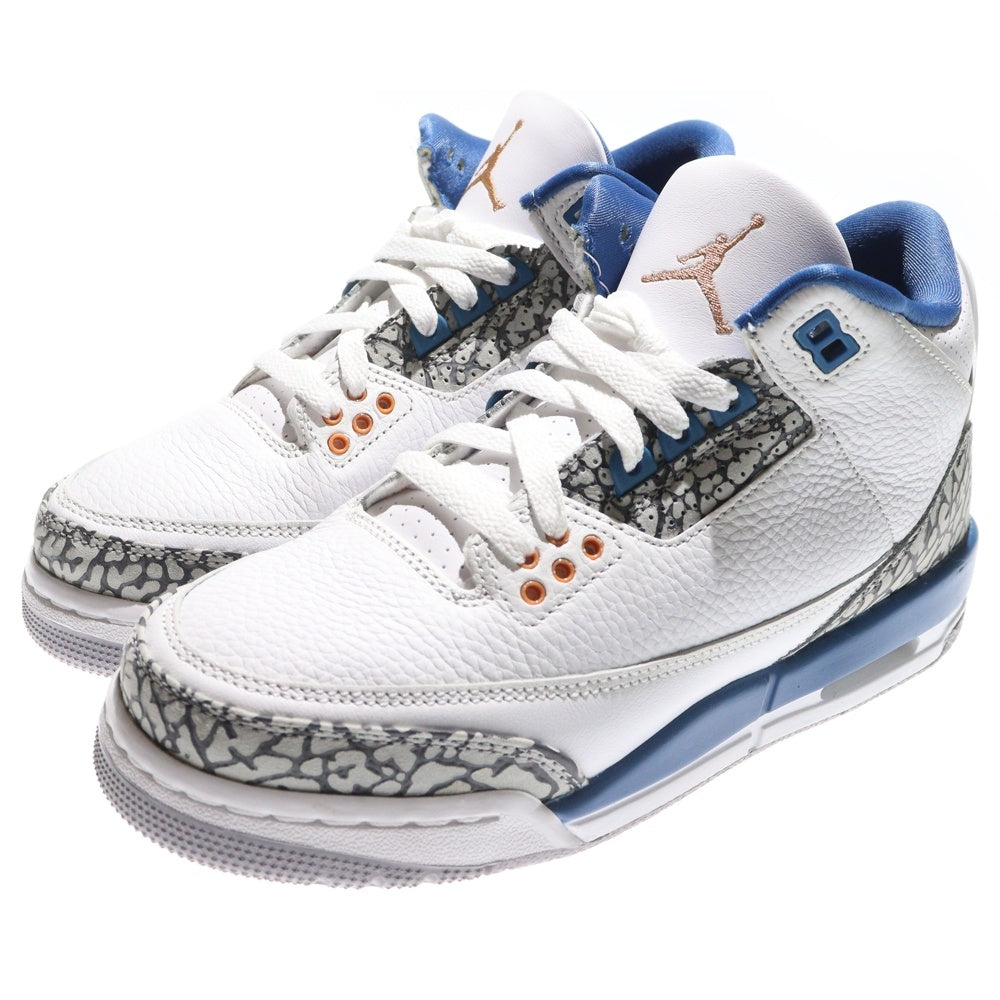 NIKE(ナイキ) AIR JORDAN 3 RETRO GS True Blue and Copper エア