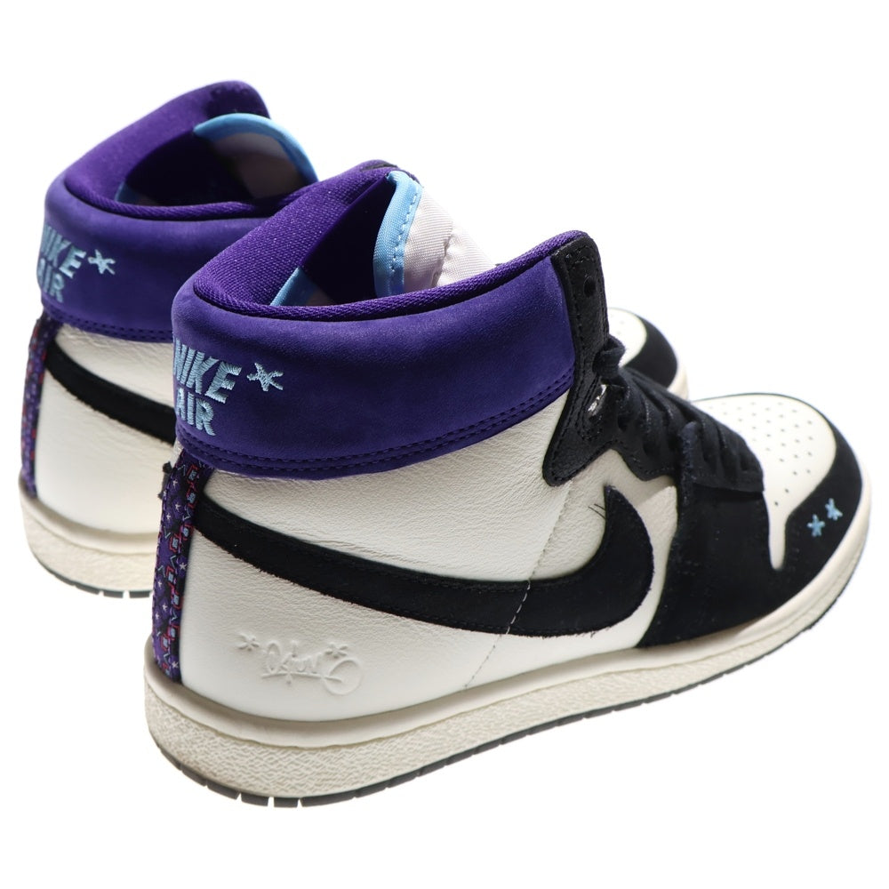 NIKE(ナイキ) ×Opium Paris AIR SHIP PE SP オピウムパリ エアシップ ハイカットスニーカー ホワイト/ブルー US7.5/24.5cm FQ8281-100