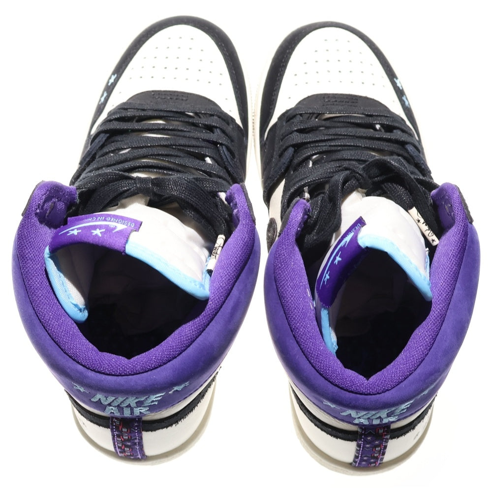 NIKE(ナイキ) ×Opium Paris AIR SHIP PE SP オピウムパリ エアシップ ハイカットスニーカー ホワイト/ブルー US7.5/24.5cm FQ8281-100