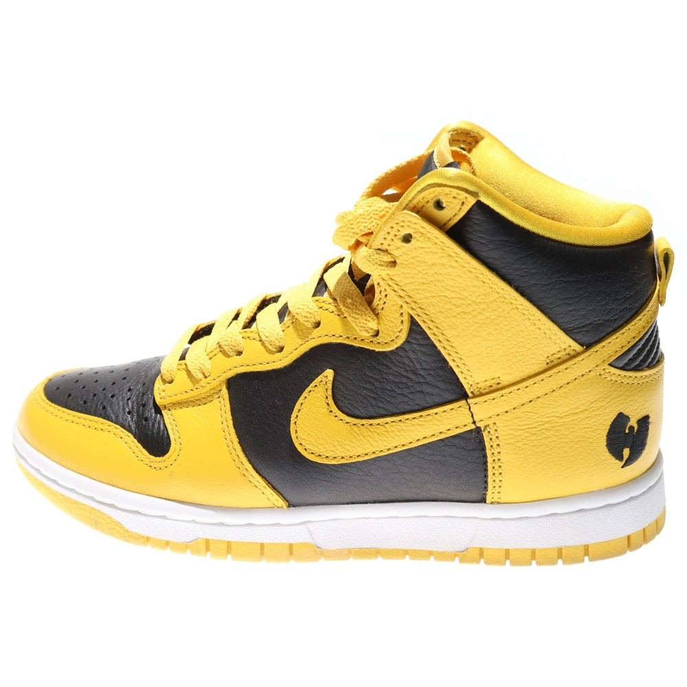 NIKE(ナイキ) ×Wu-Tang Clan DUNK HIGH ウータンクラン ダンク ハイカットスニーカー イエロー/ブラック US5/23.5cm HJ4320-001