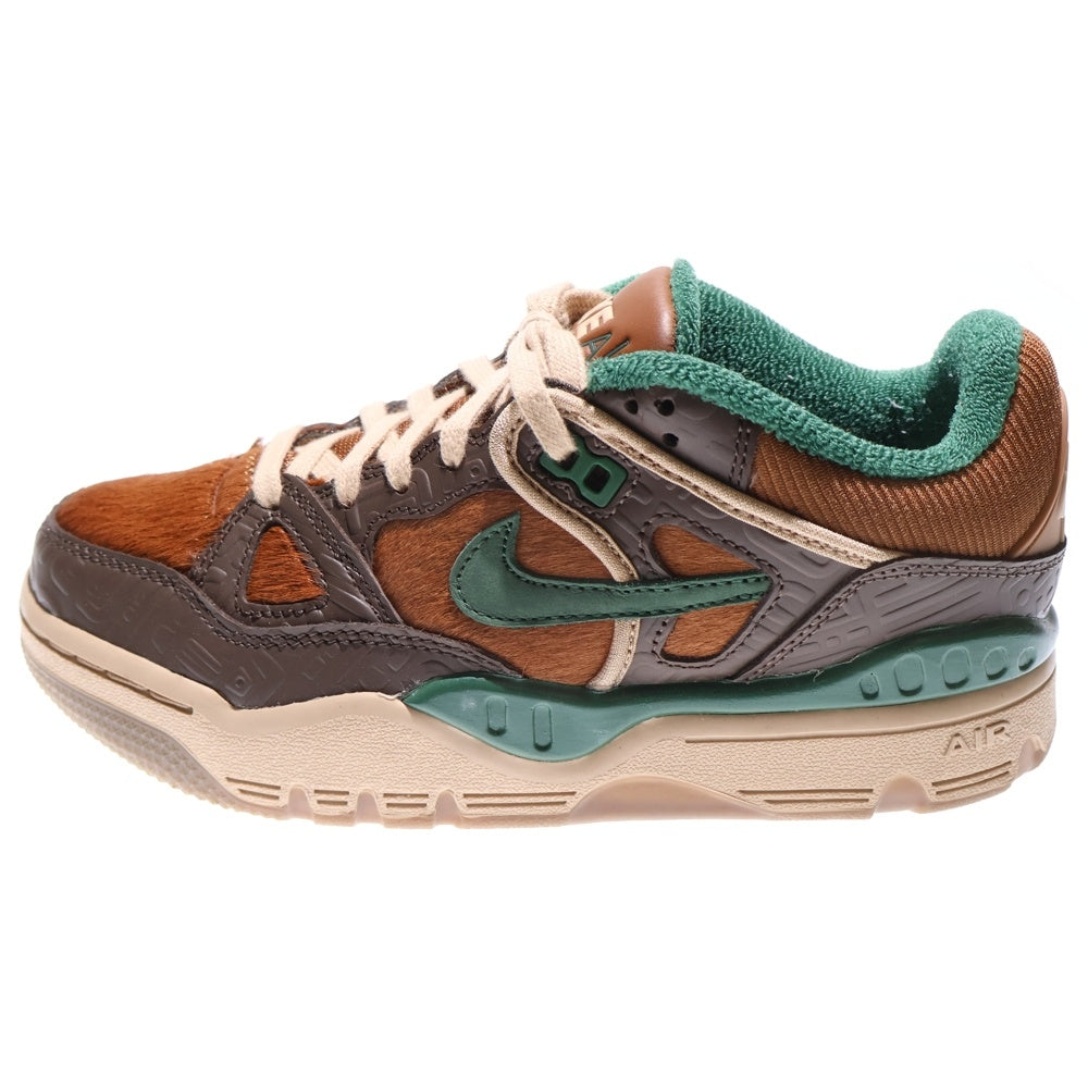 NIKE(ナイキ) ×NIGO AIR FORCE 3 LOW SP ニゴー エアフォース3 ローカットスニーカー シューズ ブラウン/グリーン US5/23.5cm HQ0260-201