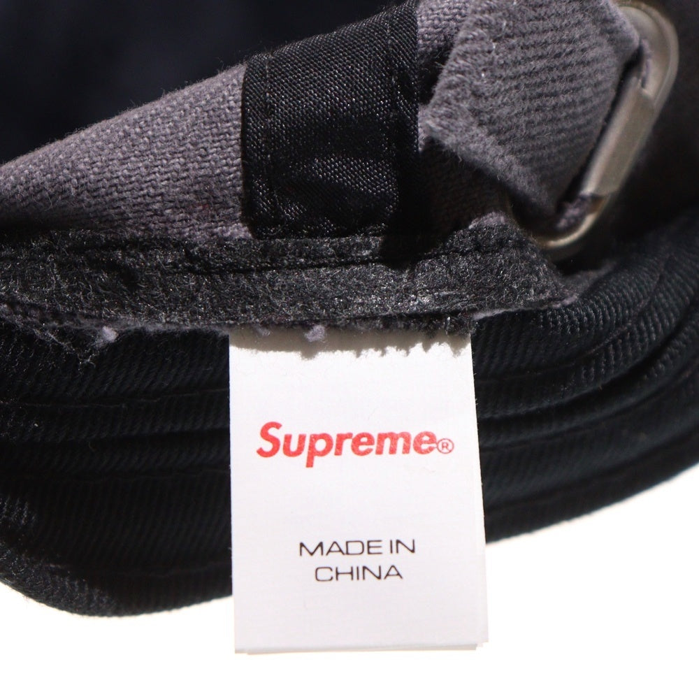 SUPREME(シュプリーム) 23AW Jagged Visor 6-Panel ジャグ バイザー 6パネル キャップ 帽子 グレー/レッド