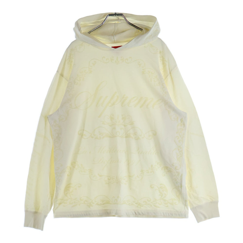 SUPREME(シュプリーム) 23SS Celebre Hooded L/S Top セレブル フーディー 長袖トップ Tシャツ アイボリー
