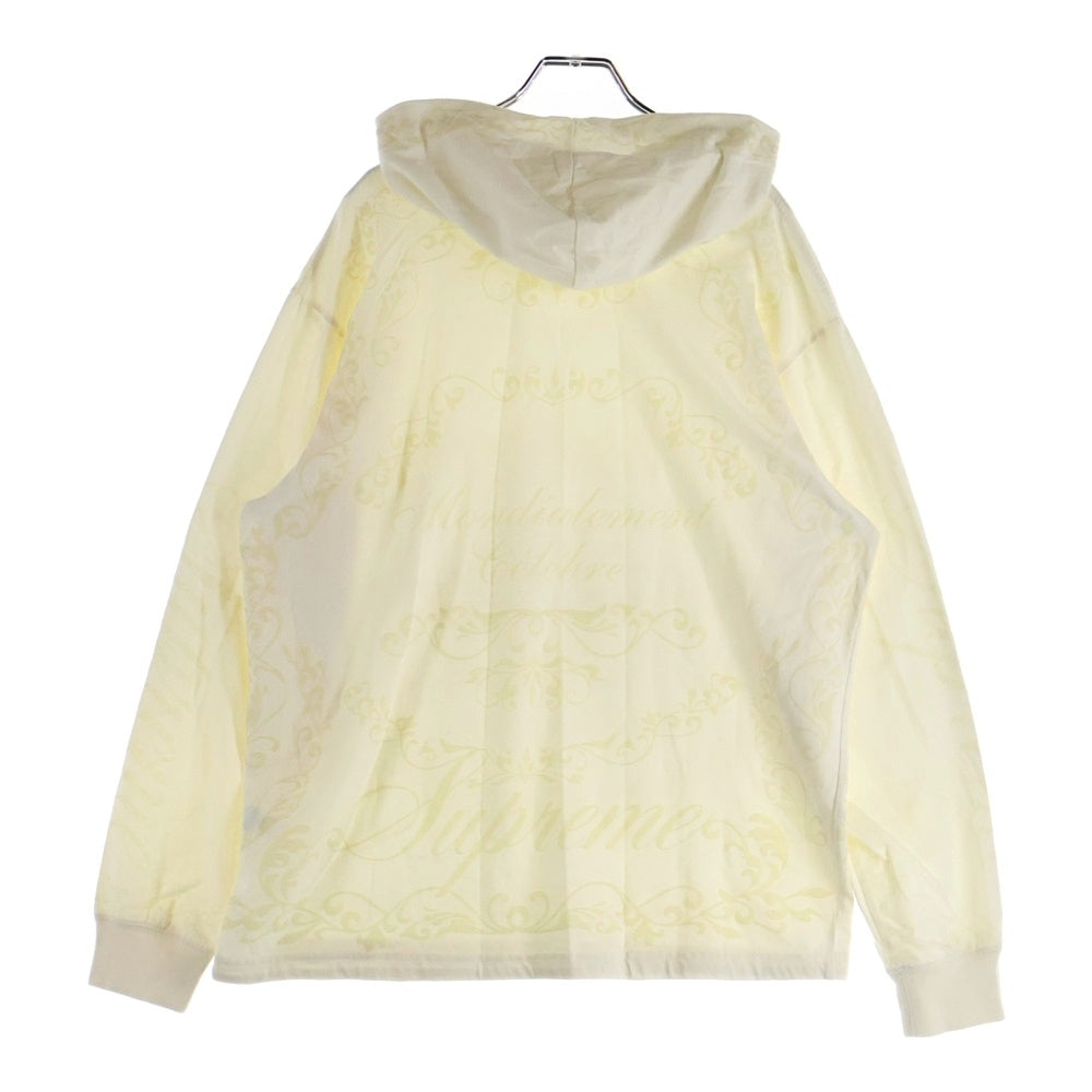 SUPREME(シュプリーム) 23SS Celebre Hooded L/S Top セレブル フーディー 長袖トップ Tシャツ アイボリー