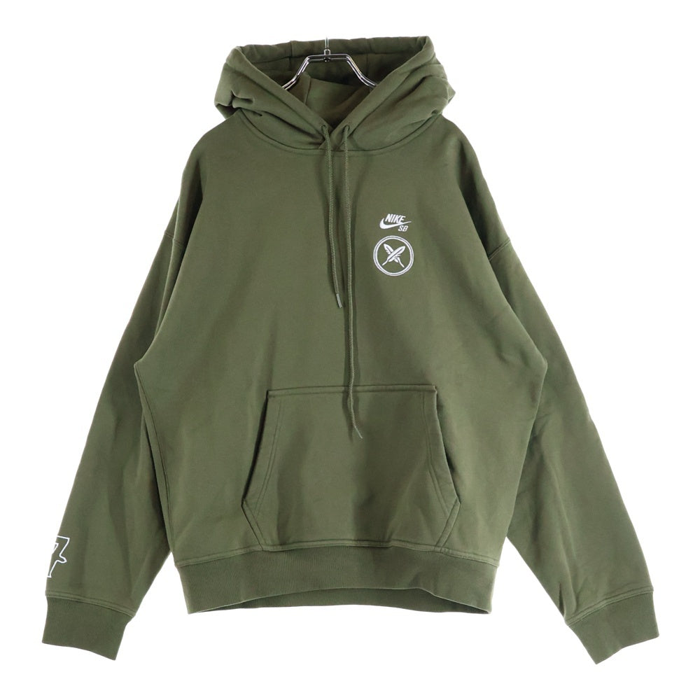 NIKE SB(ナイキエスビー) ×Yuto Horigome Skateboard Fleece Pullover Parka 堀米 雄斗 フリース スウェットプルオーバーパーカー カーキ FN0552-222