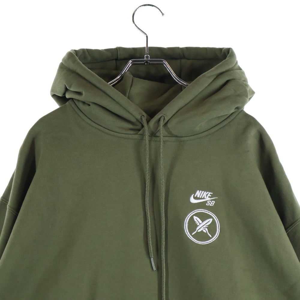 NIKE SB(ナイキエスビー) ×Yuto Horigome Skateboard Fleece Pullover Parka 堀米 雄斗 フリース スウェットプルオーバーパーカー カーキ FN0552-222