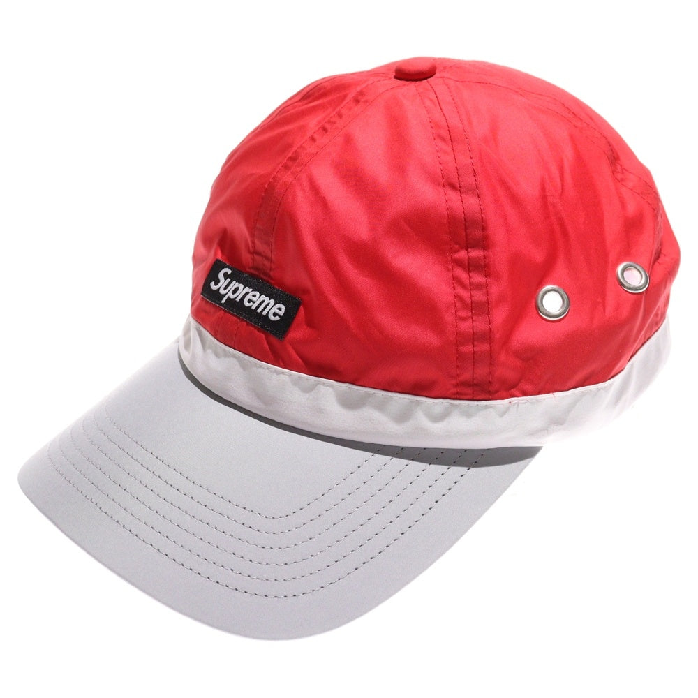 SUPREME(シュプリーム) 24SS Crown Band Nylon 6-Panel クラウンバンドキャップ 帽子 レッド/グレー