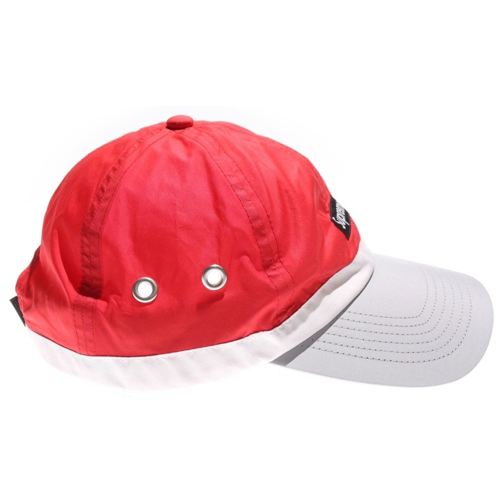 SUPREME(シュプリーム) 24SS Crown Band Nylon 6-Panel クラウンバンドキャップ 帽子 レッド/グレー
