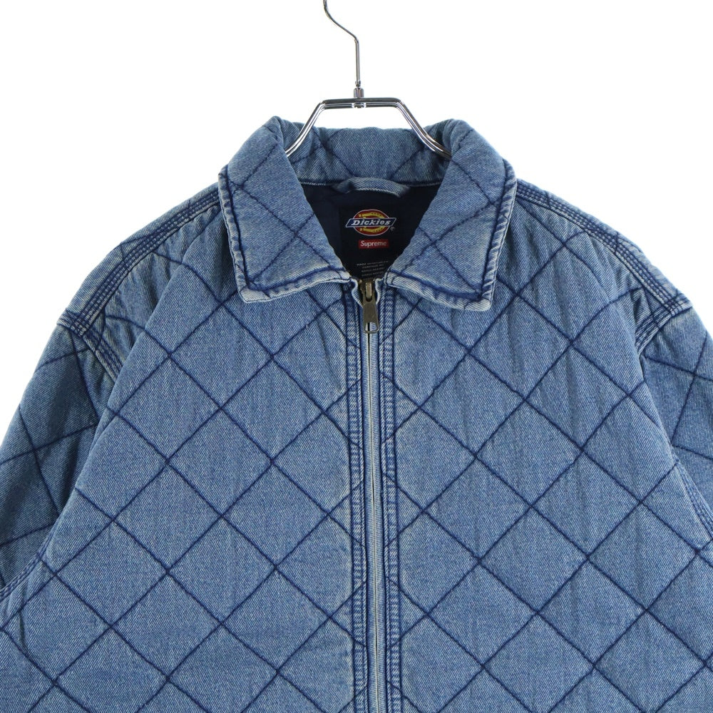 SUPREME(シュプリーム) 21AW×Dickies Quilted Denim Work Jacket ×ディッキーズ キルテッドデニムワークジャケット インディゴ