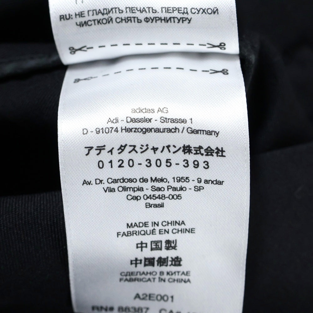 Y-3(ワイスリー) CLASSIC REFINED WOOL STRETCH HOODED WINDBREAKER クラシック ウールリファイン ストレッチ ウィンドブレーカー ジップアップ パーカー ブラック GK4589