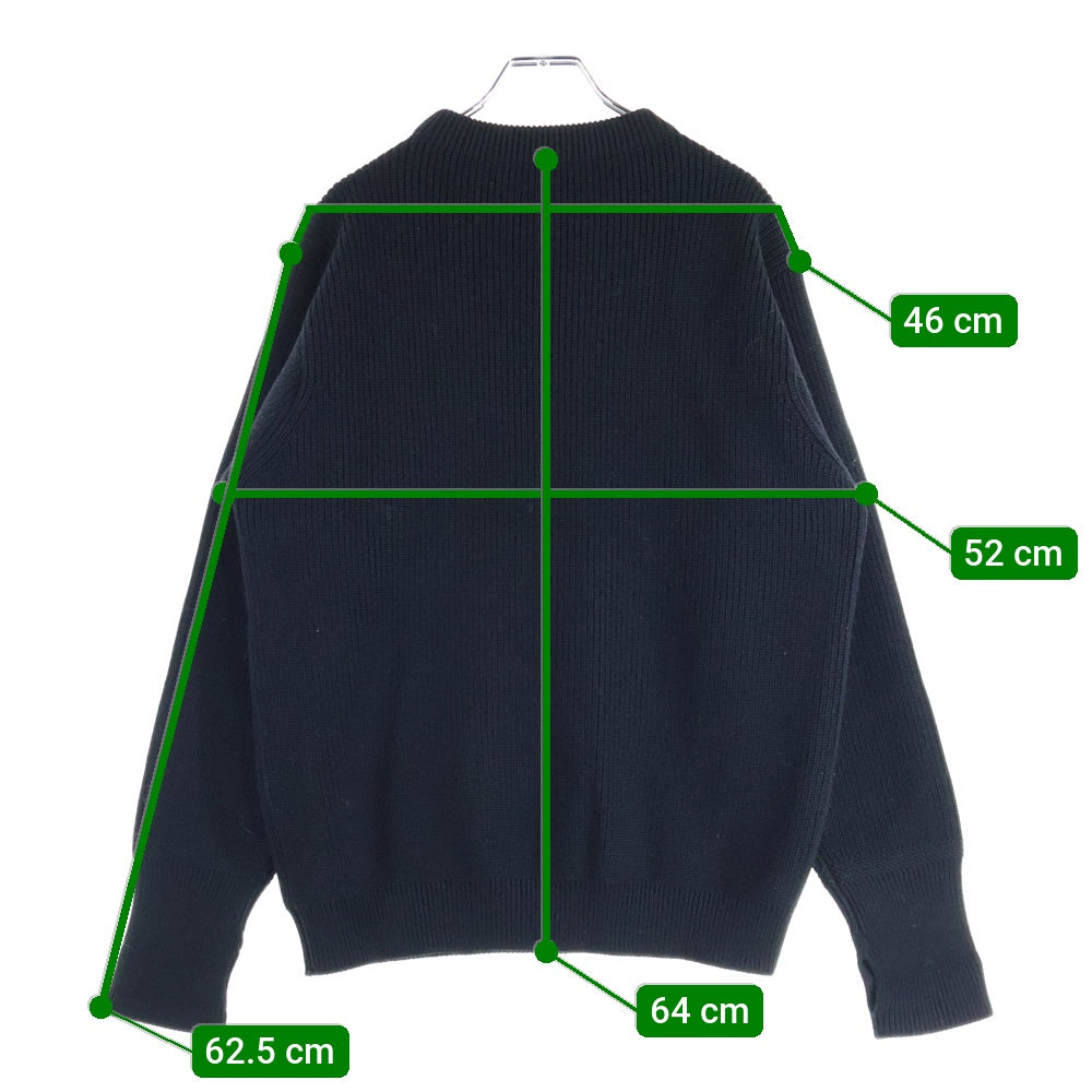 ANDERSEN-ANDERSEN(アンデルセン-アンデルセン) ウール モックネック ニットセーター ブラック