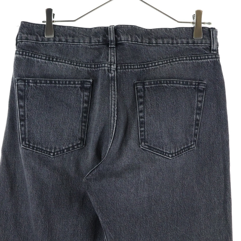 BALENCIAGA(バレンシアガ) 18SS ダメージ加工 ウォッシュド ストレート デニムパンツ ブラック 486225 TUE14