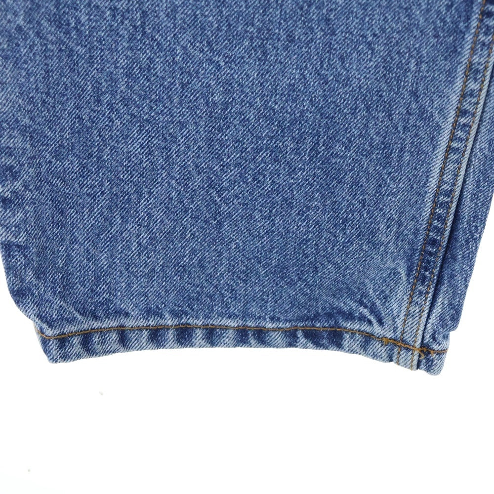 BALENCIAGA(バレンシアガ) 17SS ウォッシュ加工 ボタンフライ ストレート デニムパンツ インディゴ 460800 TUE18