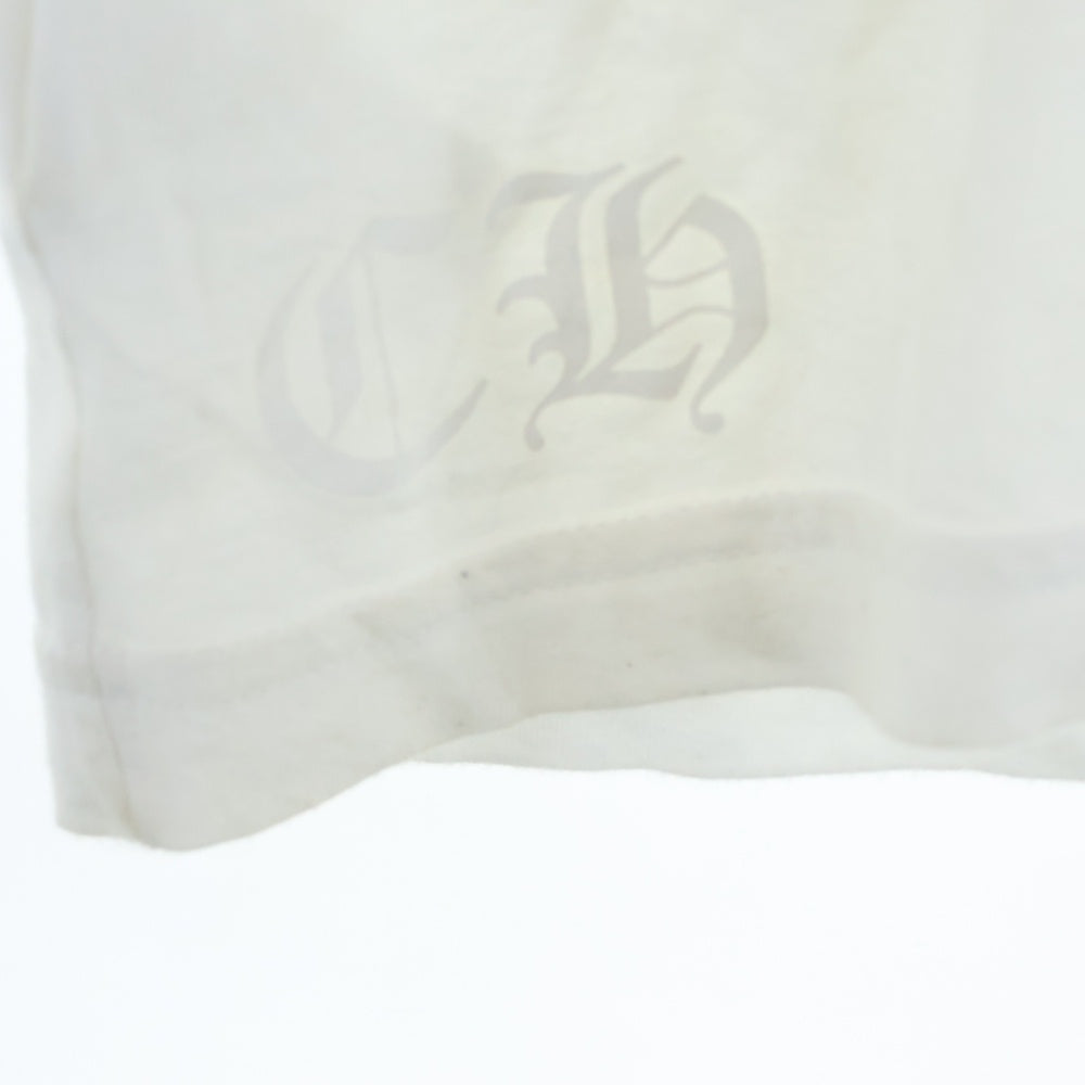 CHROME HEARTS(クロムハーツ) MLT COL CEM CRS TEE マルチカラーセメタリークロス クルーネック半袖Tシャツ カットソー ホワイト