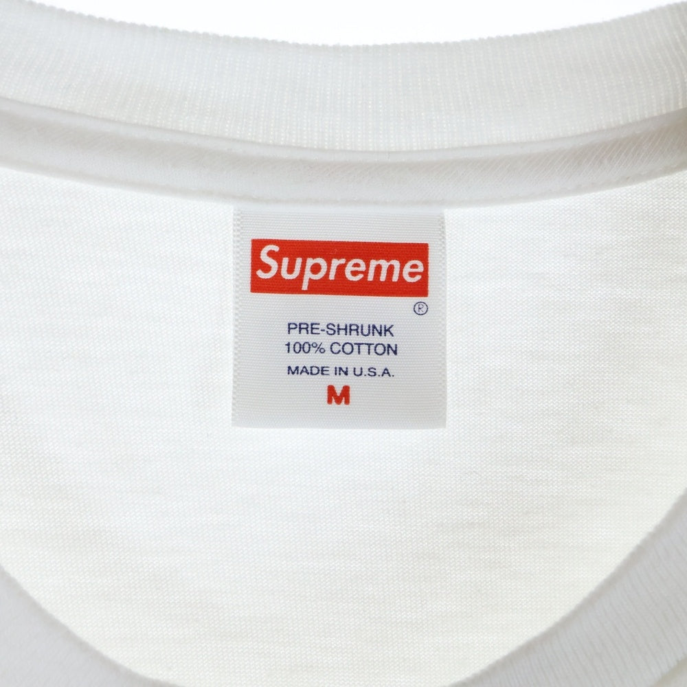 SUPREME(シュプリーム) 19AW Bible Tee バイブル 聖書 フォトプリント クルーネック半袖Tシャツ カットソー ホワイト