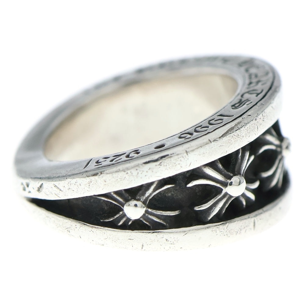 CHROME HEARTS(クロムハーツ) NARROW V CH PLS ナローVバンド CHプラスリング シルバー BCA399