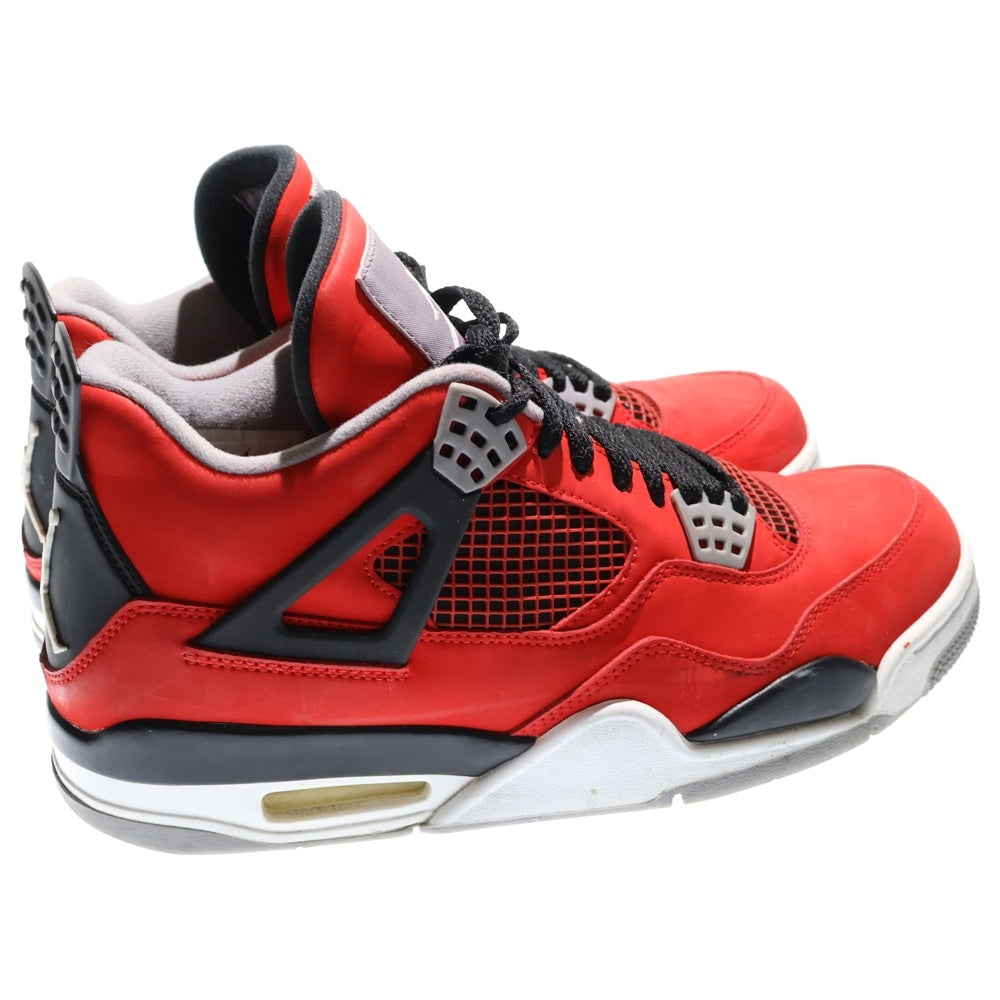 NIKE(ナイキ) 【観賞2013年製】AIR JORDAN 4 RETRO エアジョーダン4レトロ トロブラボー ハイカットスニーカーシューズ レッド US9.5/27.5cm 308497-603