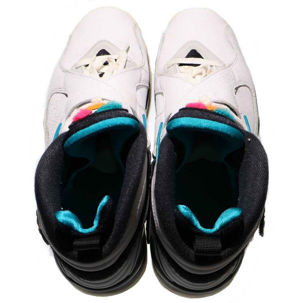 NIKE(ナイキ) AIR JORDAN 8 RETRO エアジョーダン8 レトロ ハイカットスニーカー ホワイト/ブルー US9.5/27.5cm 305381-113