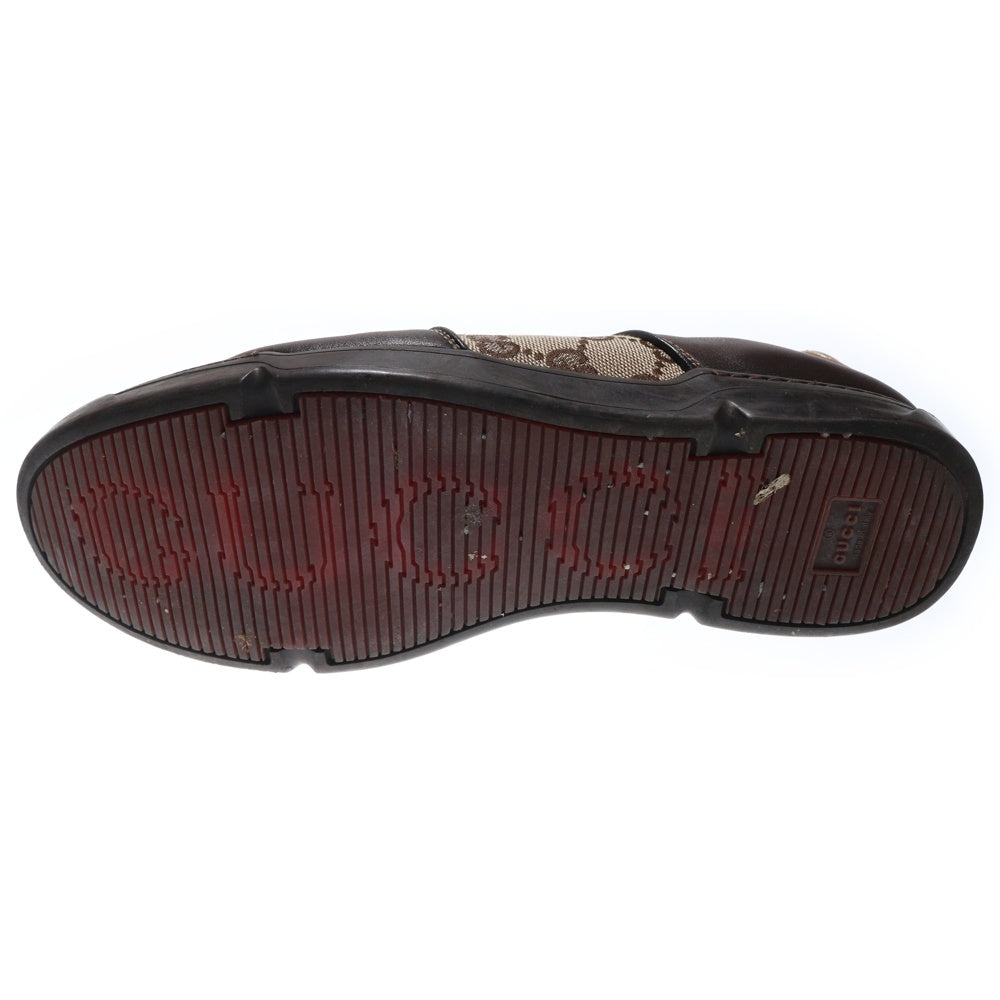 GUCCI(グッチ) GG総柄 シェリーライン ローカットスニーカー ブラウン162961