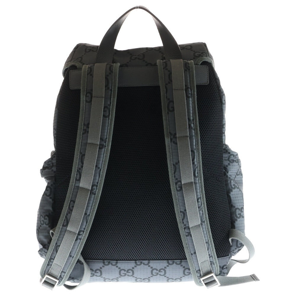 GUCCI(グッチ) GG リップストップ バックパック リュックサック グレー 767923