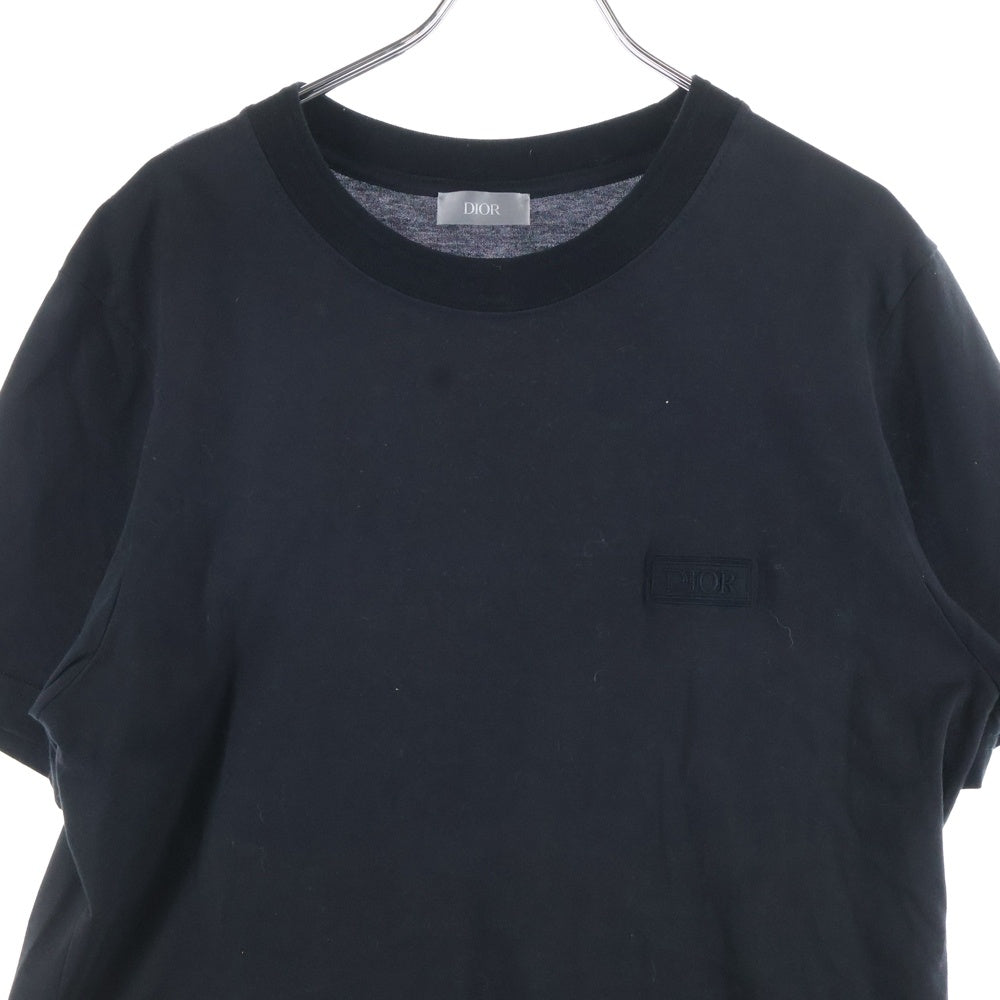 DIOR(ディオール) CDアイコン クルーネック 半袖 Tシャツ カットソー ブラック 413J650A0862