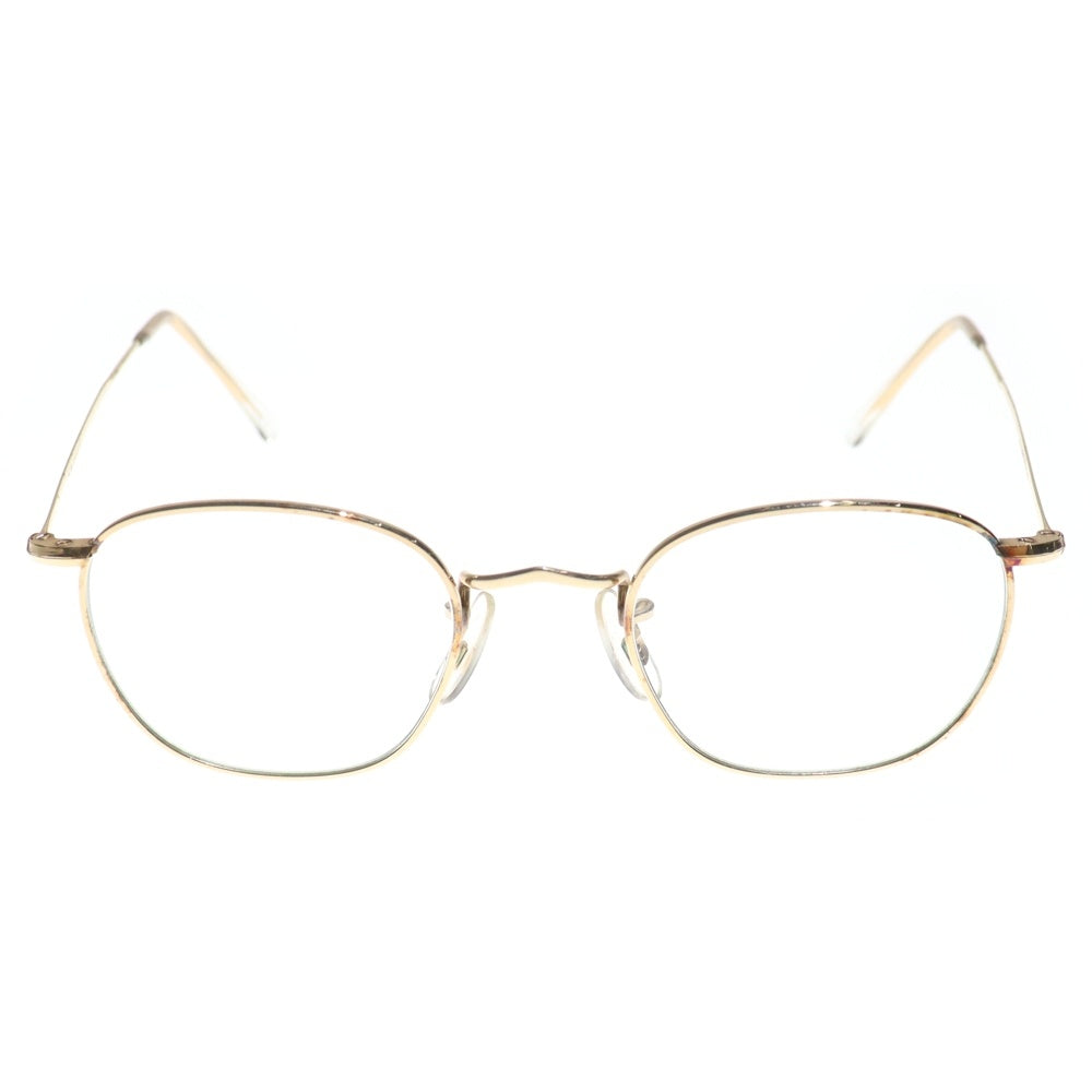 HILTON CLASSIC(ヒルトンクラシック) 70S VINTAGE 3 QUADRA 14KT RG ヴィンテージ イングランド製 クアドラ オーバル ラウンド 眼鏡 メガネ アイウェア ゴールド