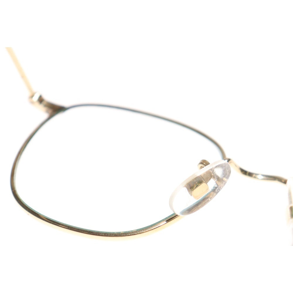 HILTON CLASSIC(ヒルトンクラシック) 70S VINTAGE 3 QUADRA 14KT RG ヴィンテージ イングランド製 クアドラ オーバル ラウンド 眼鏡 メガネ アイウェア ゴールド