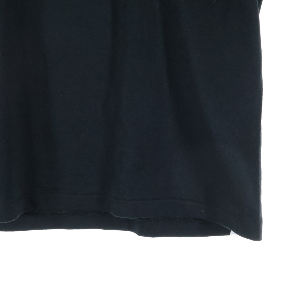 SAPEur(サプール) RODMAN ロッドマン プリント クルーネック半袖Tシャツ カットソー ブラック