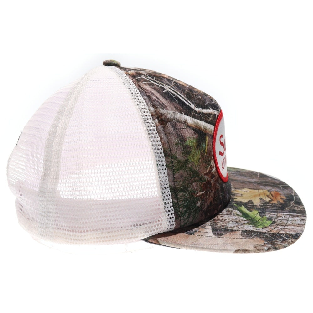 SUPREME(シュプリーム) 25SS Authorized Dealer ロゴパッチ メッシュキャップ 帽子 カーキ