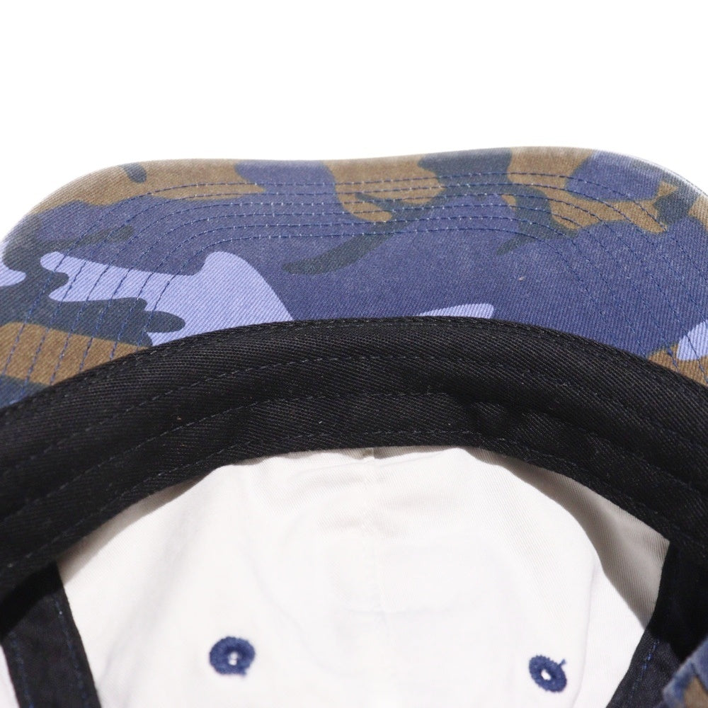 SUPREME(シュプリーム) 25SS Pigment Coated S Logo 6-Panel Sロゴ 迷彩 6パネルキャップ 帽子 パープル